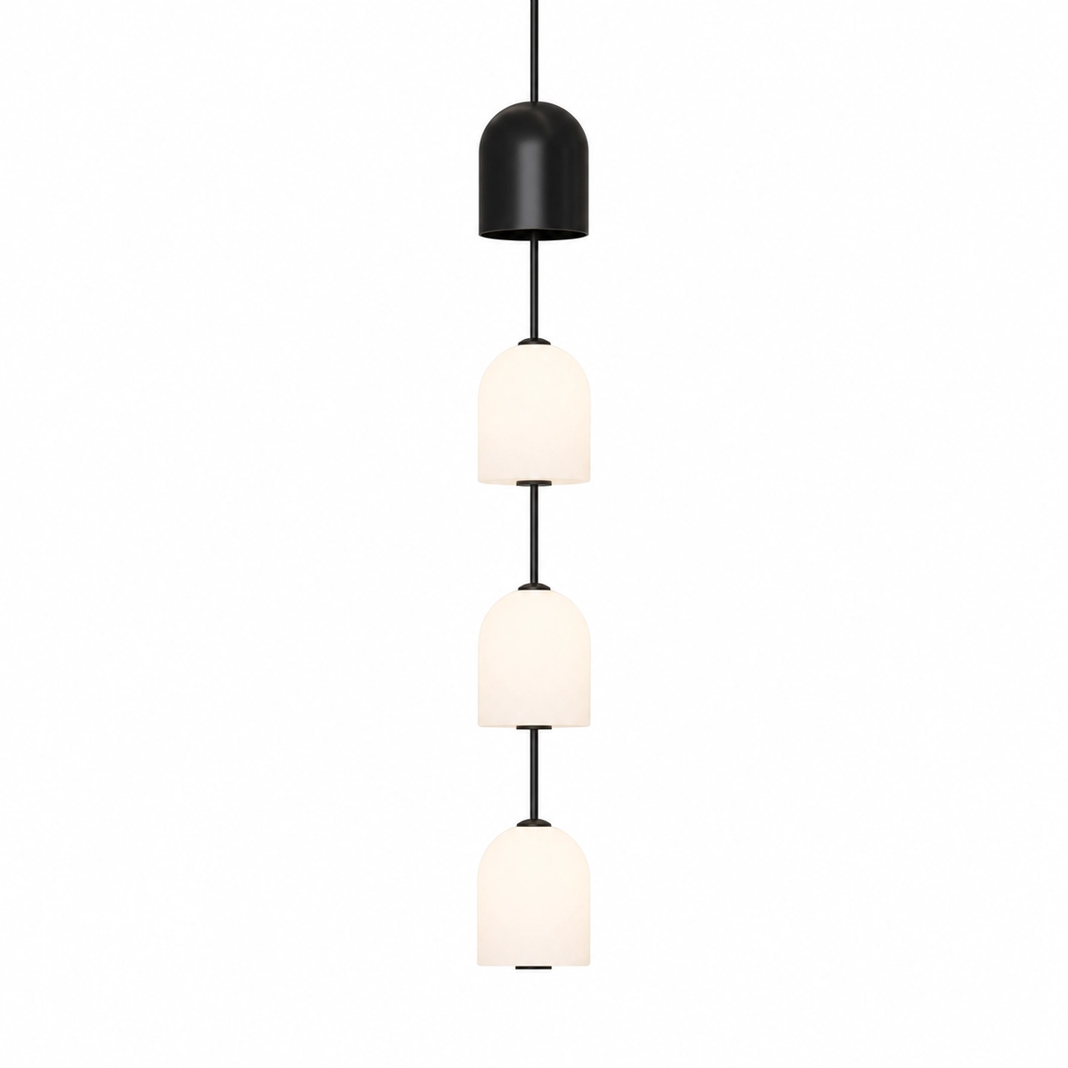 Perla Stacked Glass Pendant Light