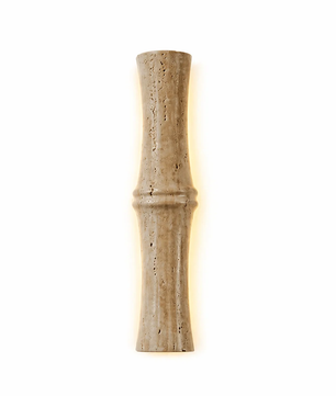Bamboo Travertine Sconce
