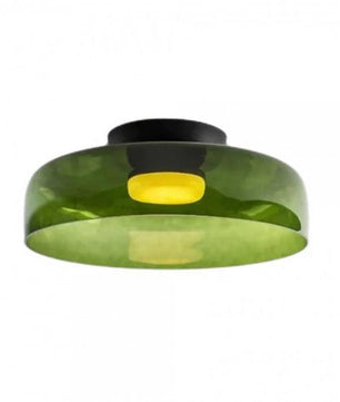 Nordic Morandi Glass Bowl Shaped Ceiling Lamp S183