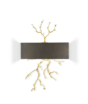 Brass Branch Wall Lamp