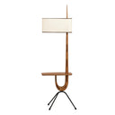 Rispal Giraffe Floor Lamp – Mid-Century Wooden Adjustable Reading Lamp for Living Room, Walnut