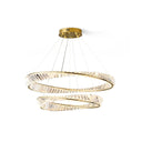 Wave Circle Crystal Chandelier