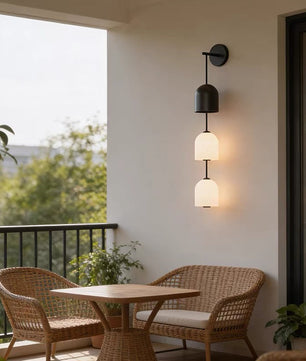Perla Stacked Glass Sconces