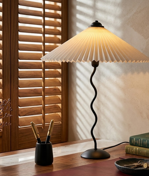 Pleated Table Lamp