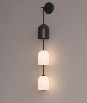 Perla Stacked Glass Sconces