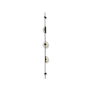 Black Slender Alabaster Wall Lamp