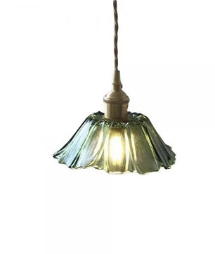 Tiffany Lotus Glass Pendant Light for Living Room S08