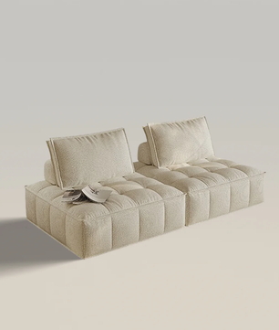 Cotton And Linen Fabric Sofa