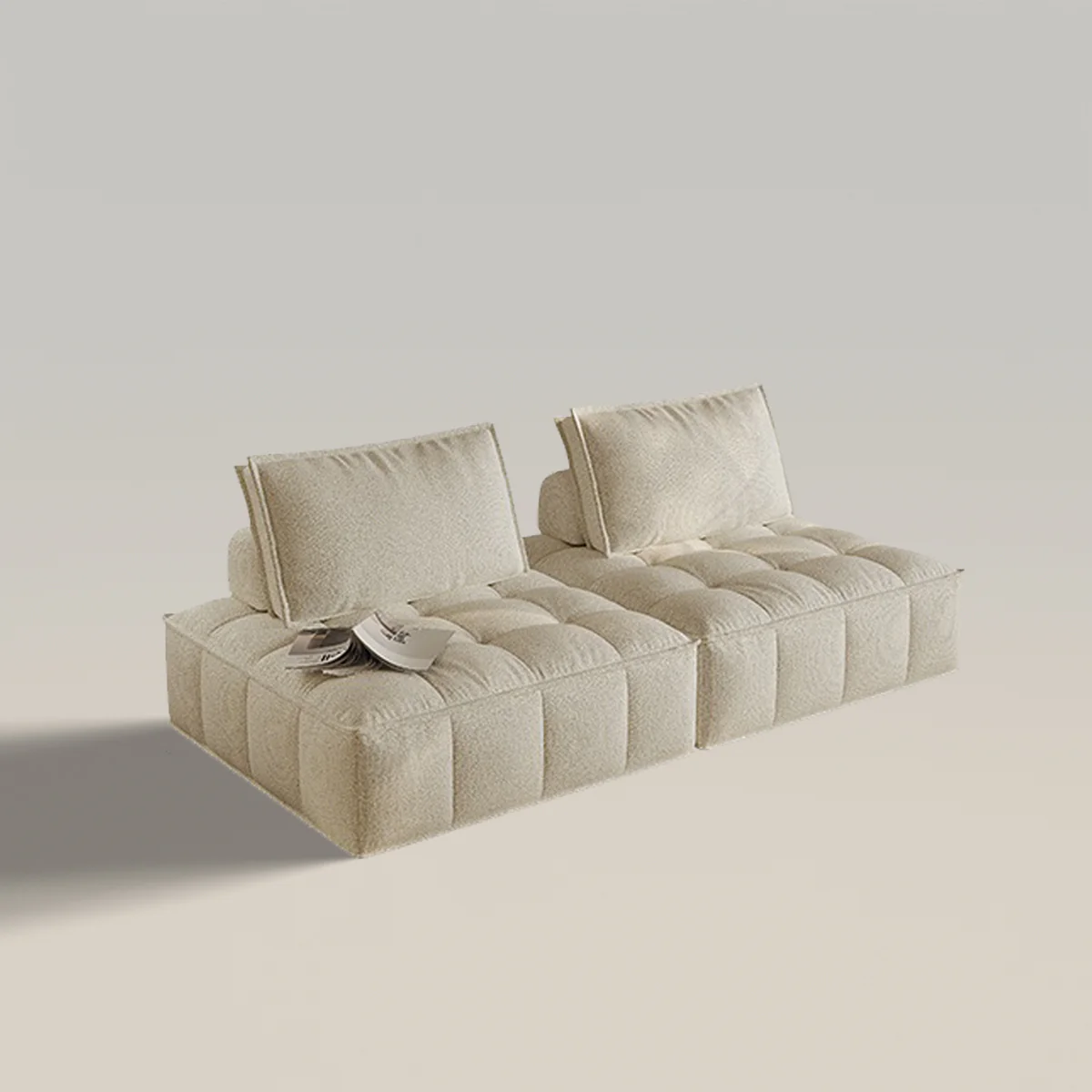 Cotton And Linen Fabric Sofa