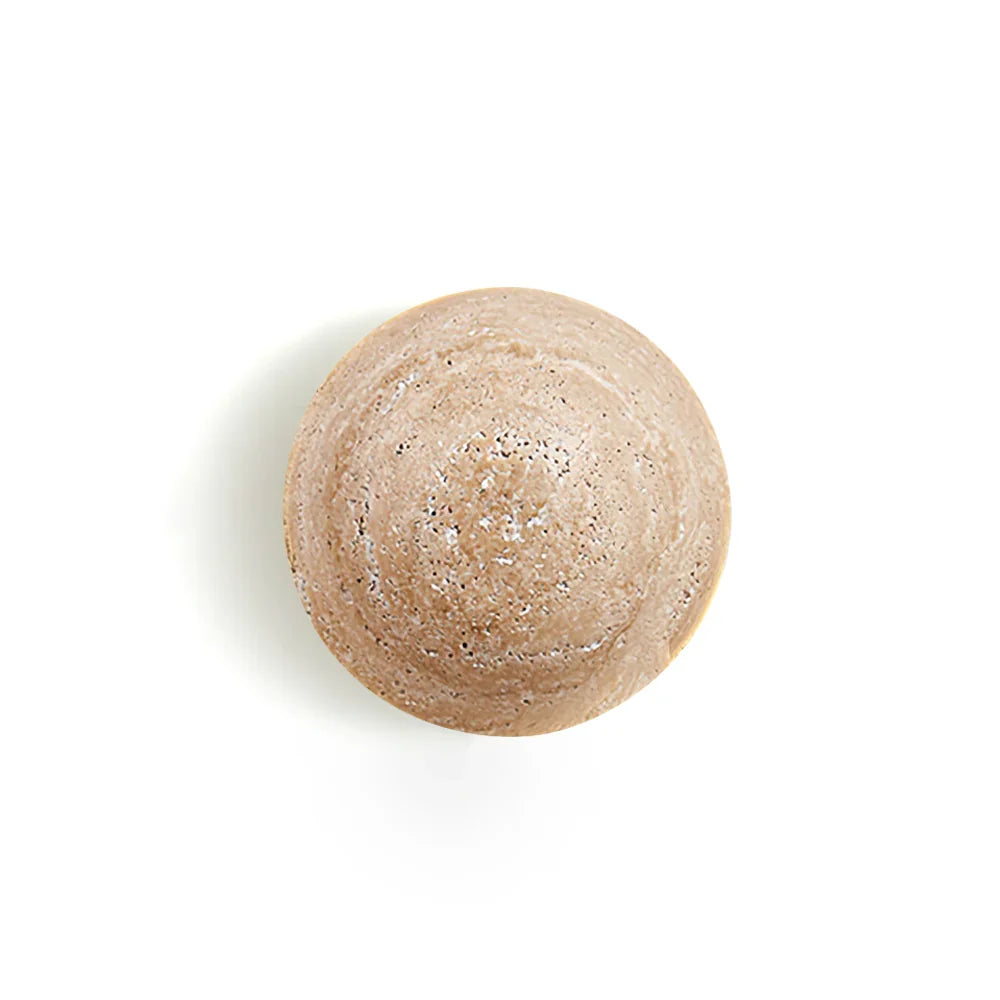 Round Travertine Wall Lamp