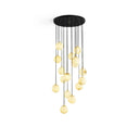 Alabaster Balls Cluster Chandelier