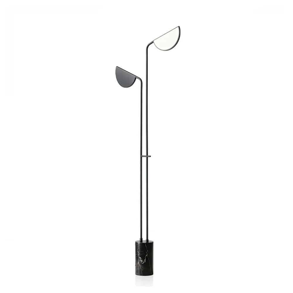 Filo Floor Lamp – Modern Artistic Glass Bead Standing Lamp for Living Room, Black & White