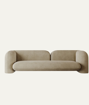 Curved Armrest Sofa