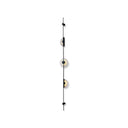 Black Slender Alabaster Wall Lamp