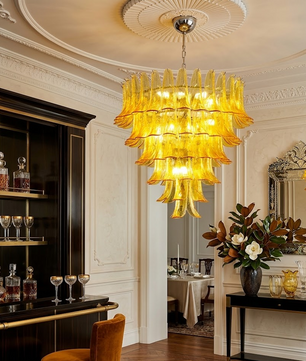 Murano Petal Chandelier