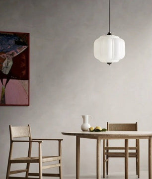 Eloise Vintage Milk Glass Pendant Light
