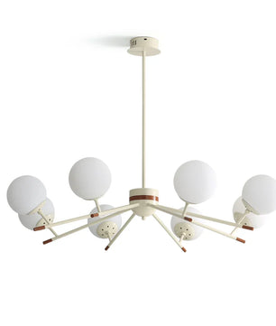 Spherical Beam Chandelier