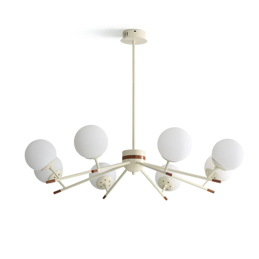 Spherical Beam Chandelier