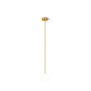 Brass Architectural Pendant Light