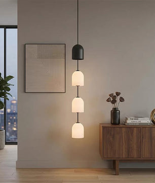 Perla Stacked Glass Pendant Light