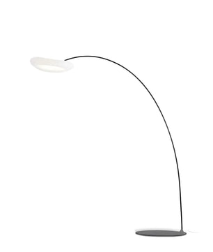 Mr Magoo Floor Lamp – Modern Minimalist Tall Standing Lamp for Living Room, Black & White