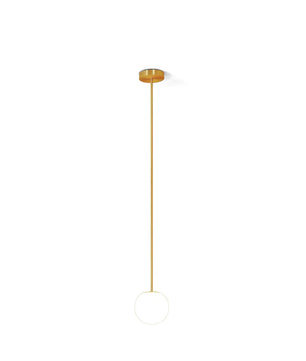 Brass Architectural Pendant Light