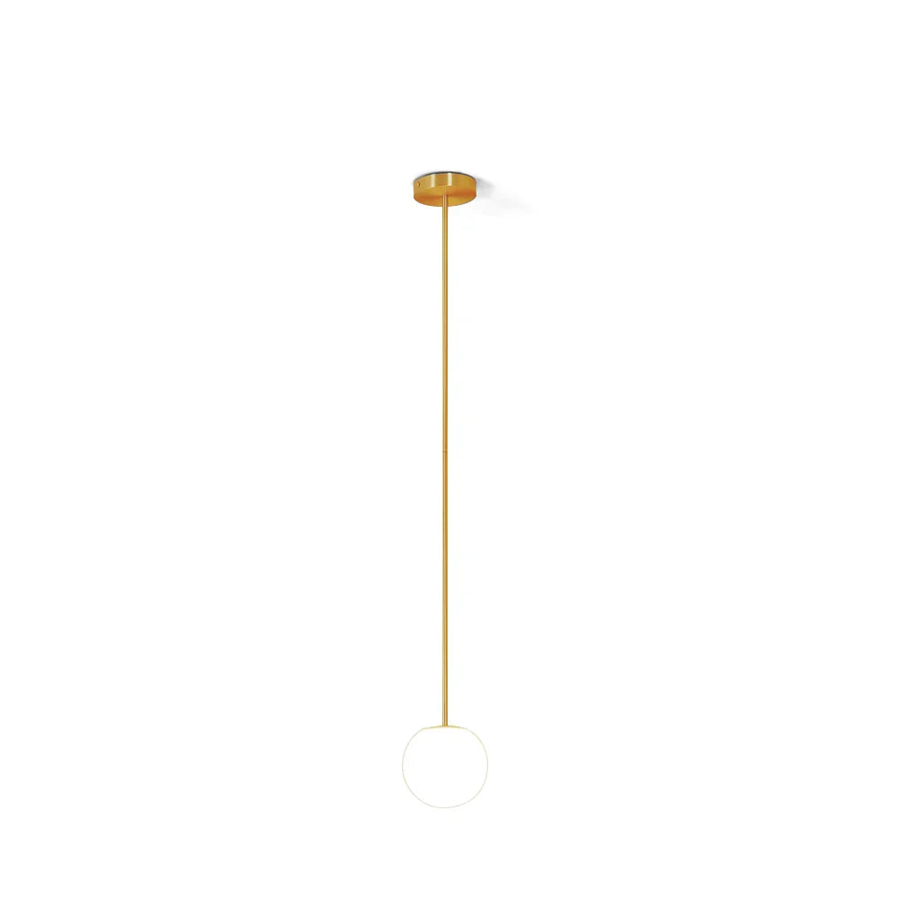 Brass Architectural Pendant Light