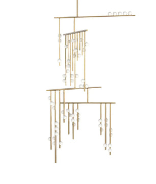 Luminous Cascade Chandelier