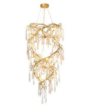 Spiral Branches Chandelier