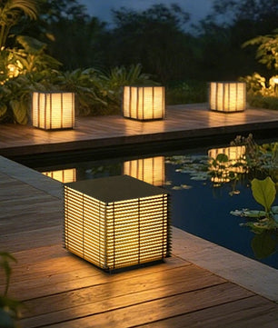 Dojo Lantern Outdoor Lamp With Solar Panel