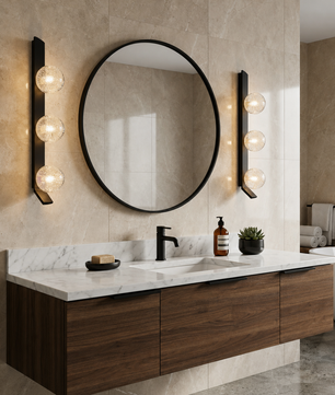 Cristallo Crackle Glass Wall Sconce