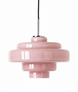 Tiered Glass Pendant Light