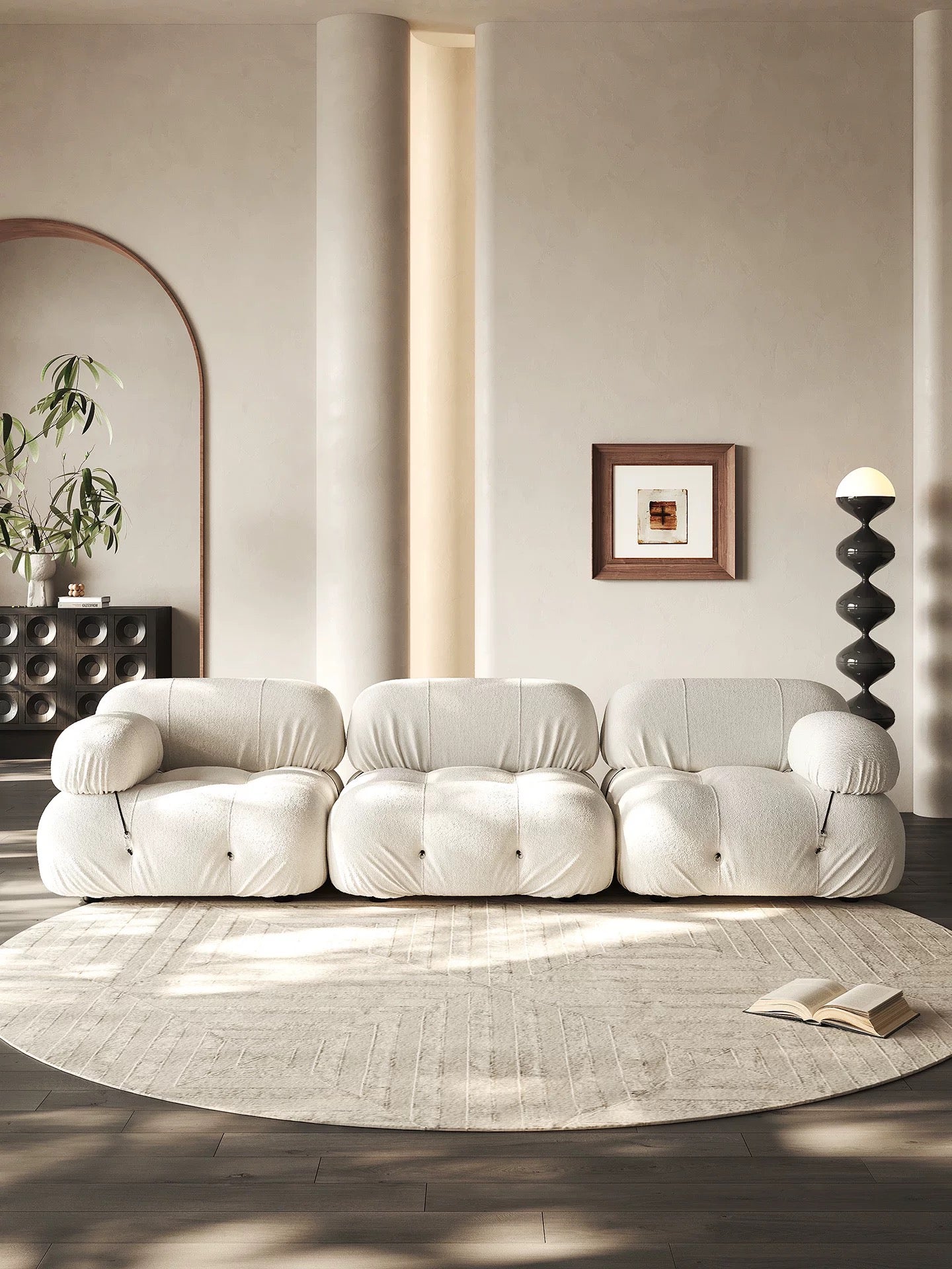 Minimalist Fluffy Sofa