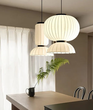 Mulberry Silk Lantern Pendant Light M433