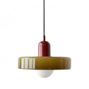 Morandi Glass Disc Orb Pendant Lamp