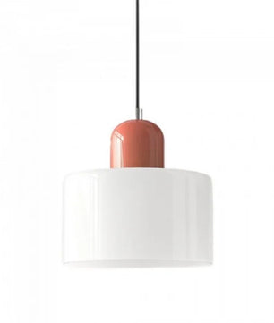 Nordic Morandi Cylinder Glass Pendant Light S66