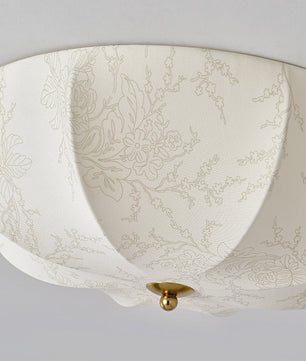 Orchid Fabric Ceiling Lamp