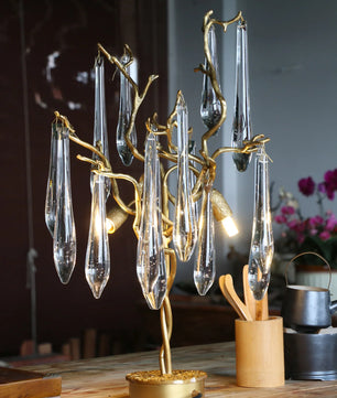 Aqua Willow Table Lamp