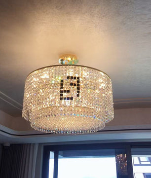 Liliana Round Crystal Chandelier