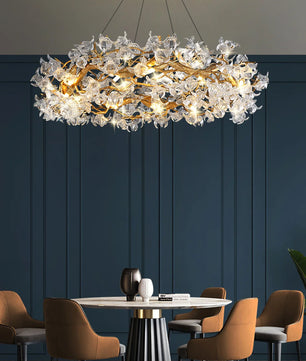 Hibiscus Flower Chandelier