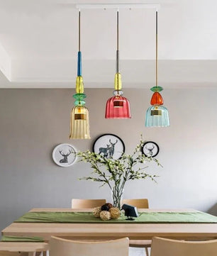 Nordic Macaron Lollipop Glass Pendant Lamp S118