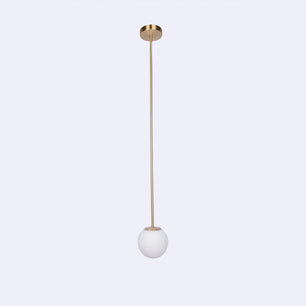 Brass Architectural Pendant Light
