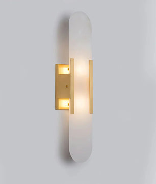 Geometric Harmony Alabaster Wall Lamp
