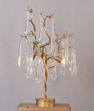 Aqua Willow Table Lamp