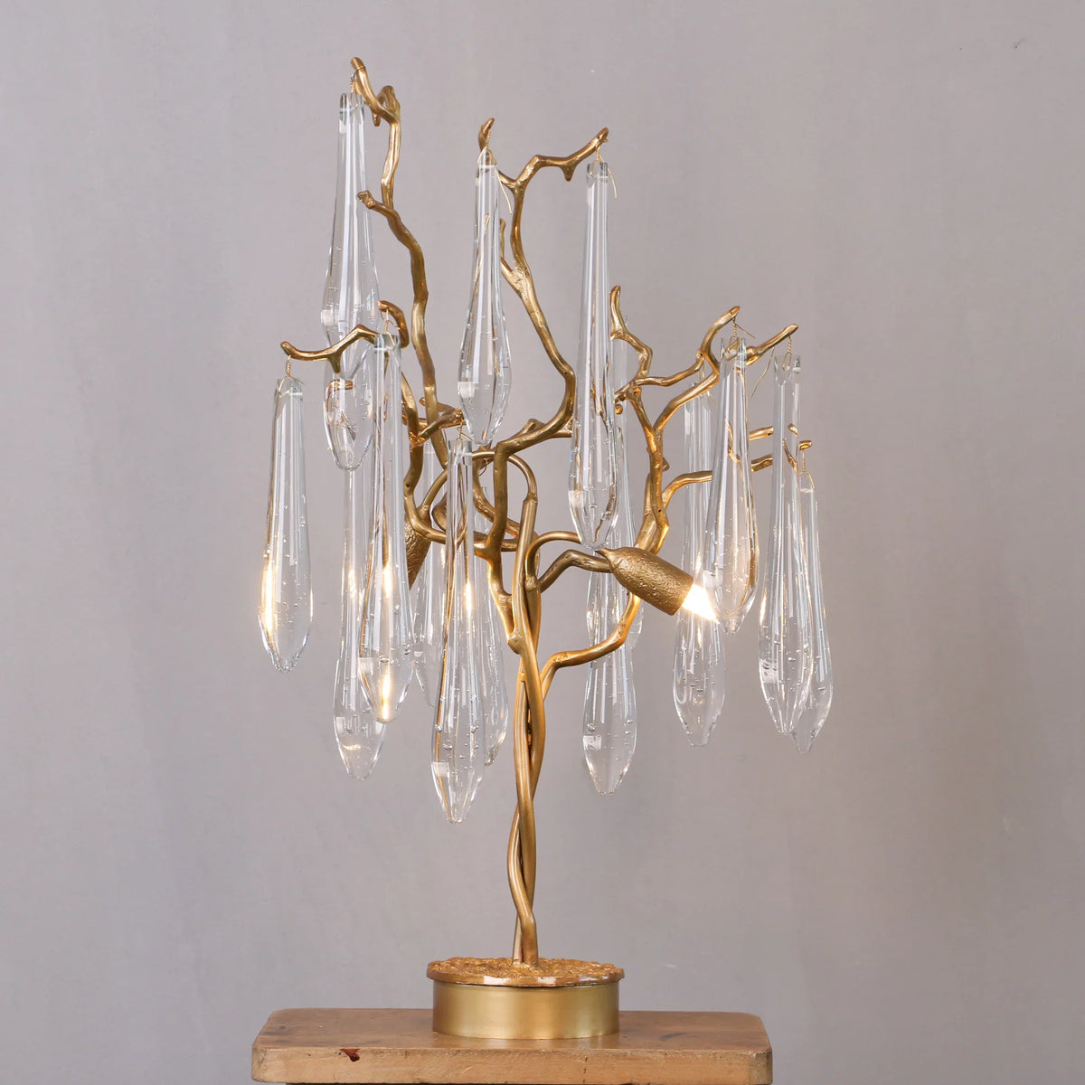 Aqua Willow Table Lamp