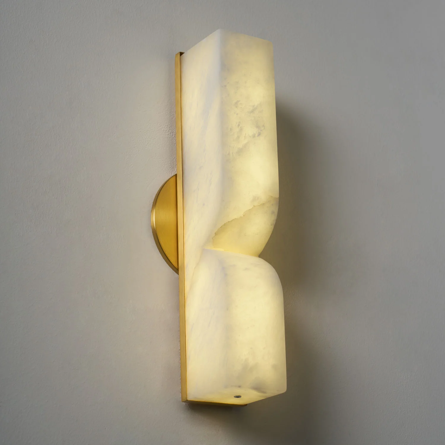 Up Down alabster Wall Sconce