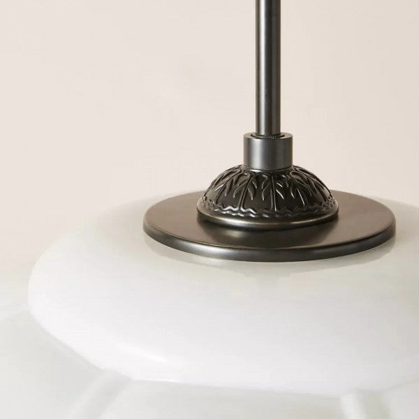 Eloise Vintage Milk Glass Pendant Light