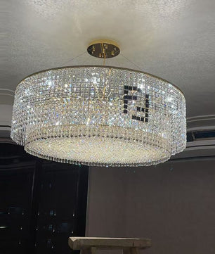 Liliana Round Crystal Chandelier