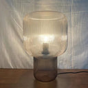 Oval Glass Table Lamp