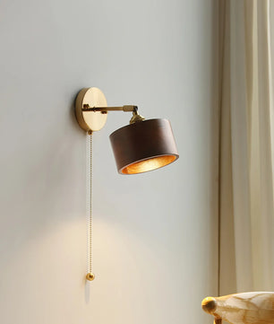 Rotatable Wooden Wall Lamp